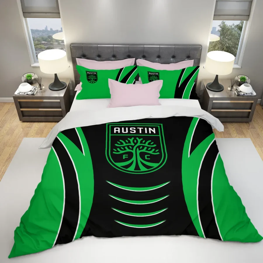 MLS Austin FC Exclusive All Over Prints BLMLS81024A1ATXSJT - Bedding Set