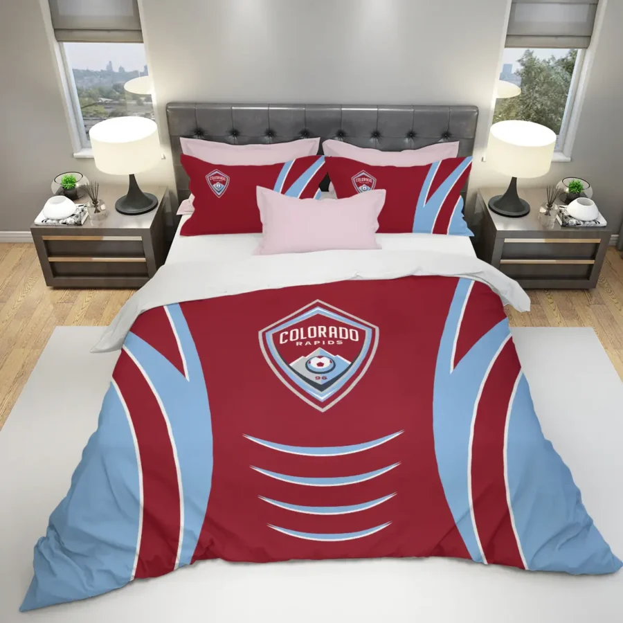 MLS Colorado Rapids Exclusive All Over Prints BLMLS81024A1COLSJT - Bedding Set