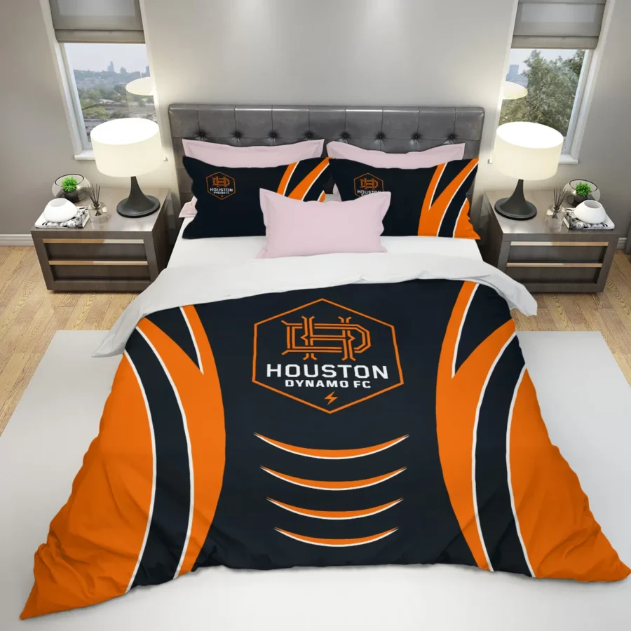 MLS Houston Dynamo Exclusive All Over Prints BLMLS81024A1HOUSJT - Bedding Set