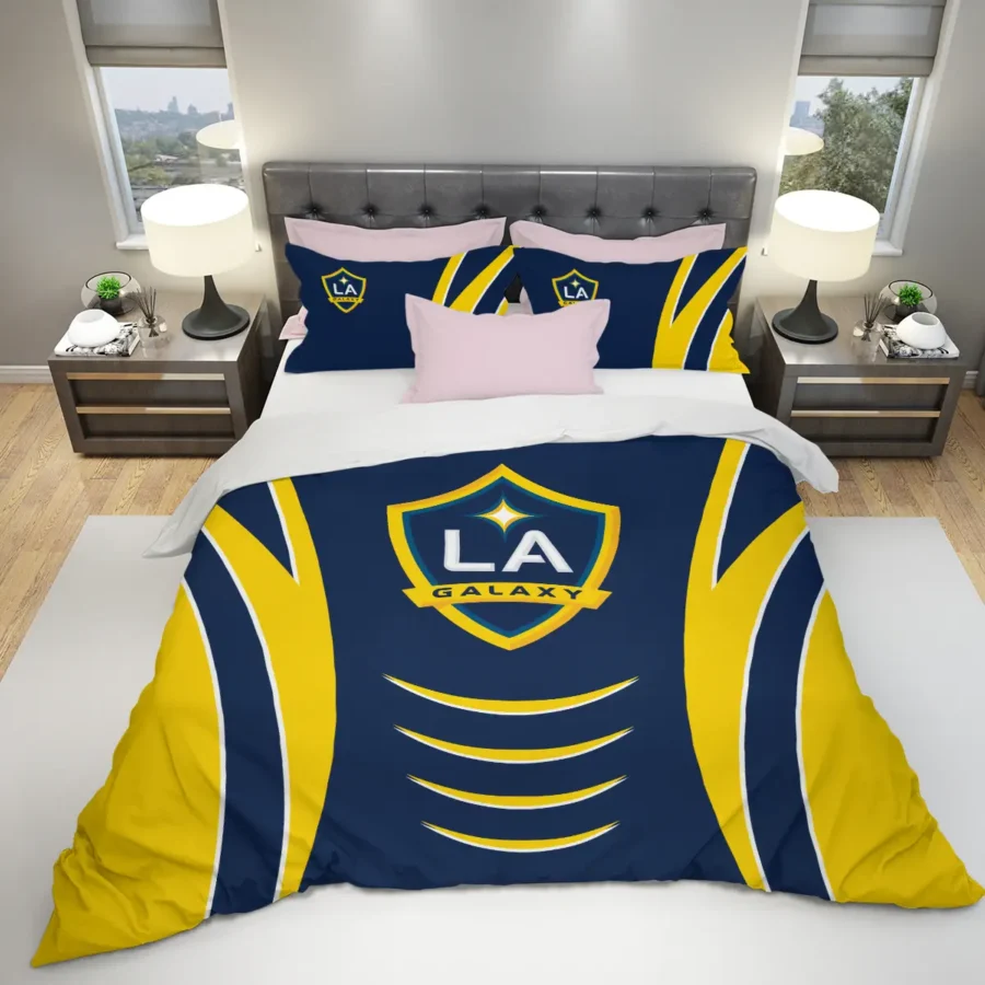 MLS LA Galaxy Exclusive All Over Prints BLMLS81024A1LASJT - Bedding Set