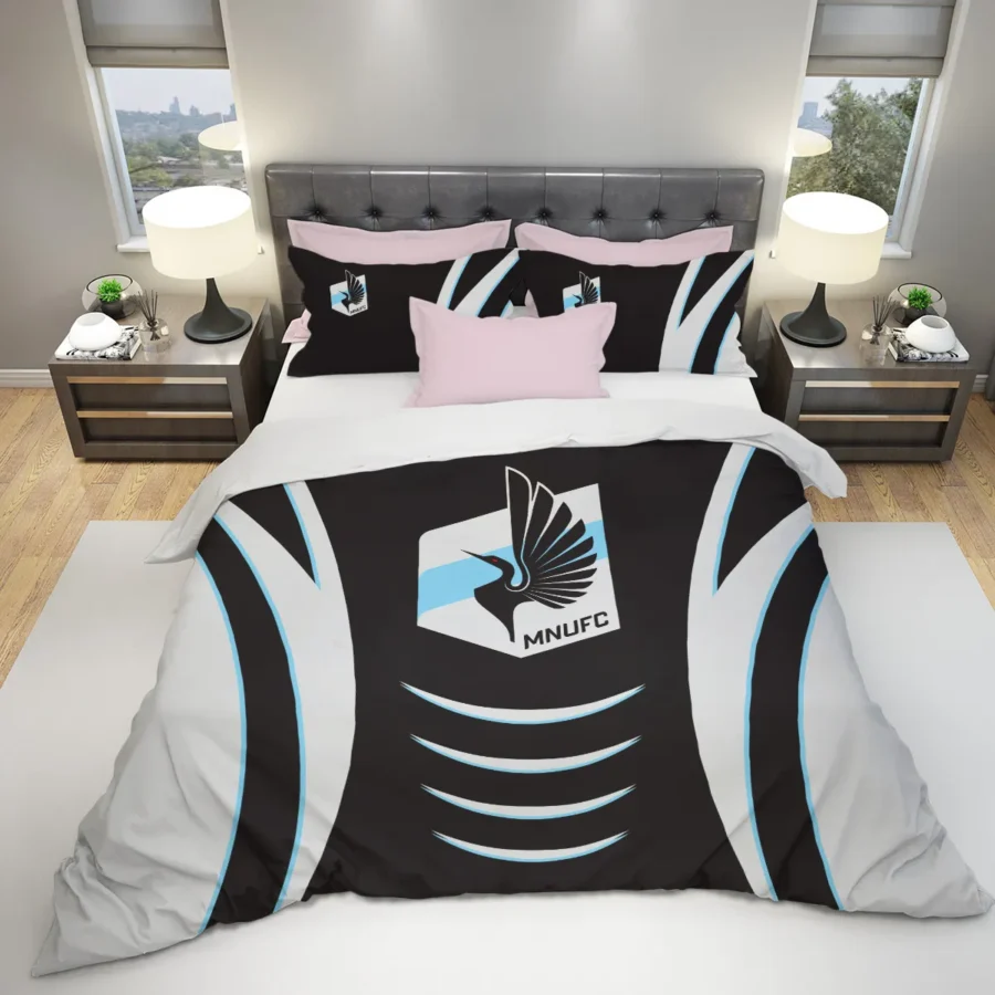 MLS Minnesota United Exclusive All Over Prints BLMLS81024A1MINSJT - Bedding Set