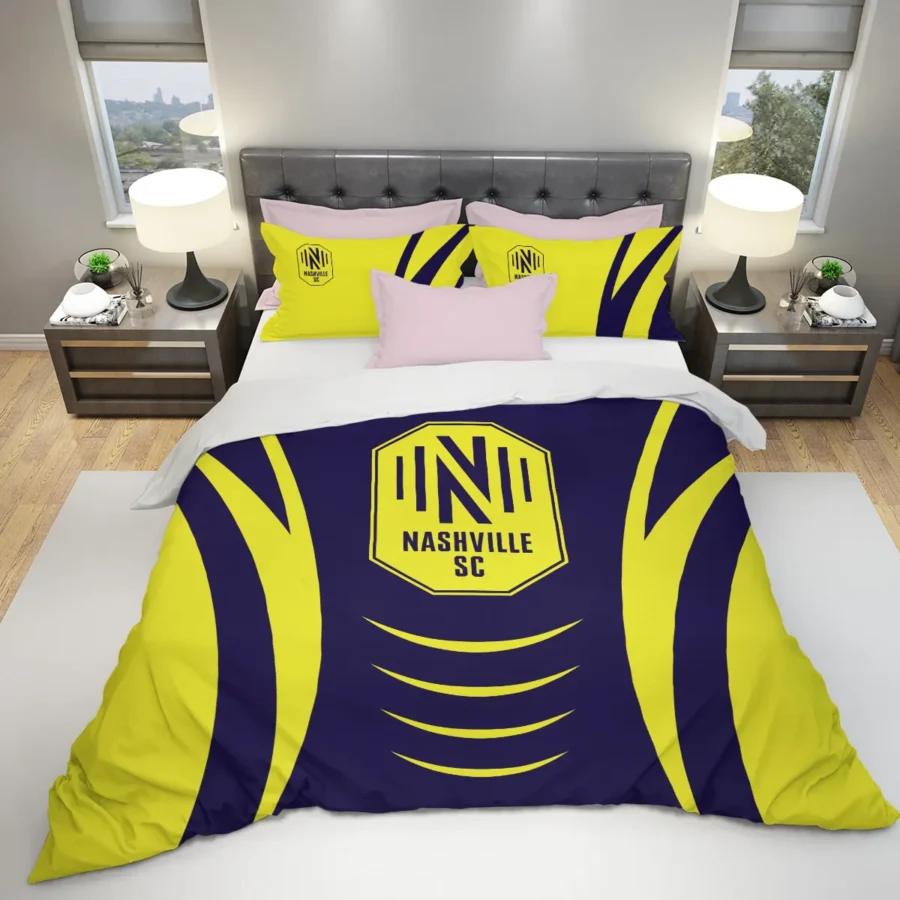 MLS Nashville SC Exclusive All Over Prints BLMLS81024A1NSHSJT - Bedding Set