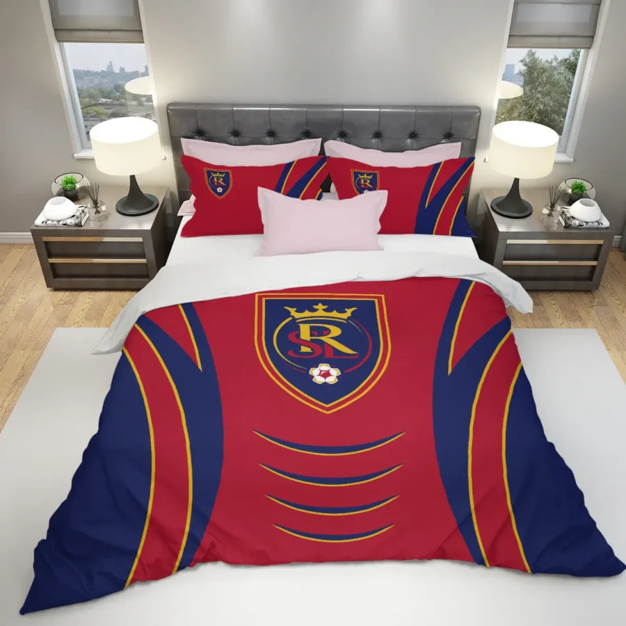 MLS Real Salt Lake Exclusive All Over Prints BLMLS81024A1RSLSJT - Bedding Set