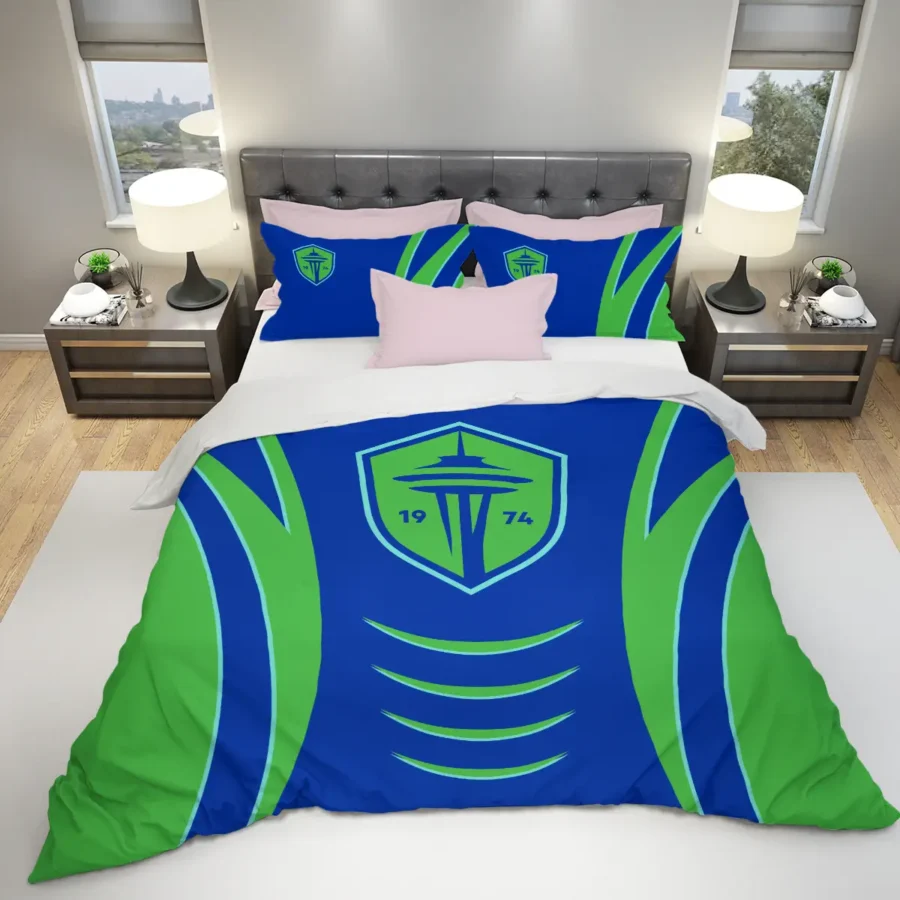 MLS Seattle Sounders Exclusive All Over Prints BLMLS81024A1SEASJT - Bedding Set