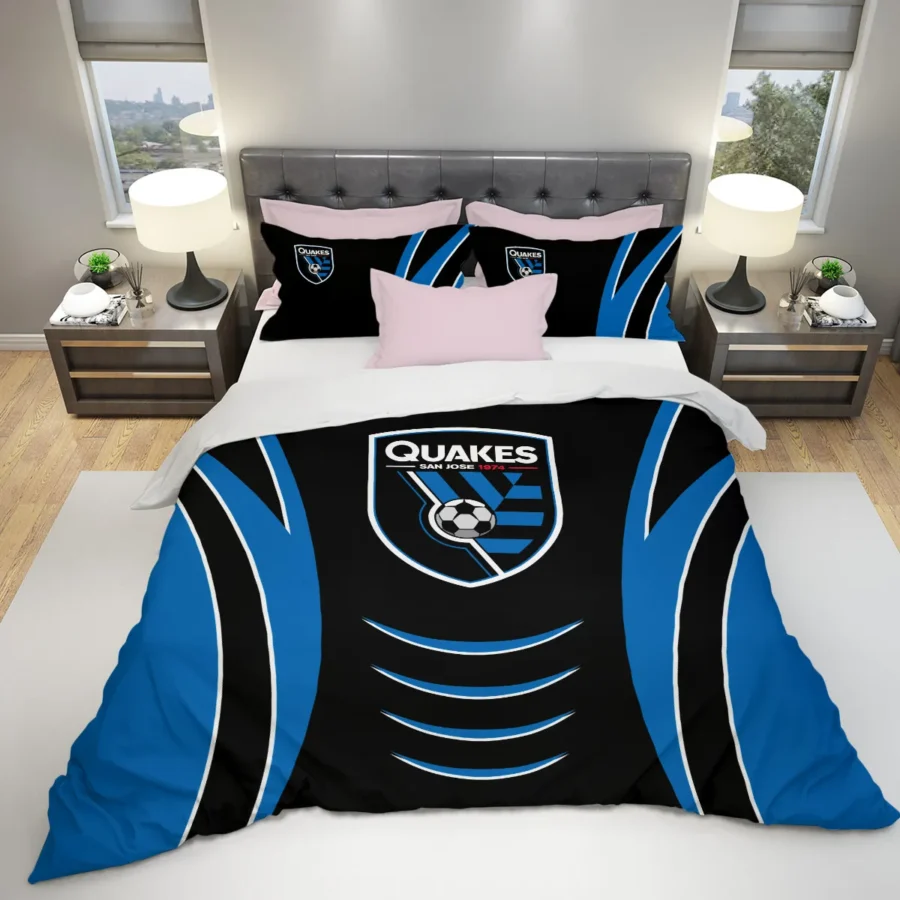 MLS San Jose Earthquakes Exclusive All Over Prints BLMLS81024A1SJSJT - Bedding Set