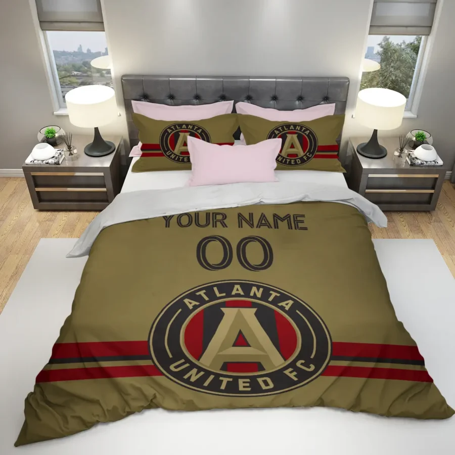 MLS Atlanta United Exclusive All Over Prints BLMLS81024A2ATLSJT - Bedding Set