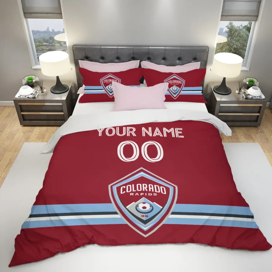 MLS Colorado Rapids Exclusive All Over Prints BLMLS81024A2COLSJT - Bedding Set