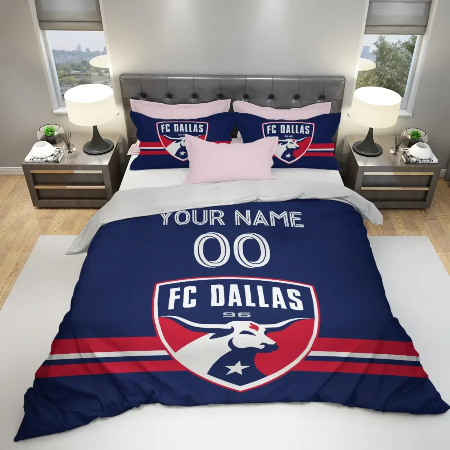 MLS FC Dallas Exclusive All Over Prints BLMLS81024A2DALSJT - Bedding Set