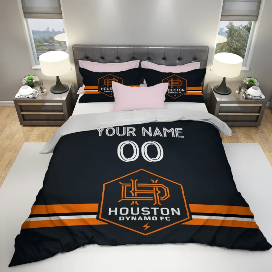 MLS Houston Dynamo Exclusive All Over Prints BLMLS81024A2HOUSJT - Bedding Set