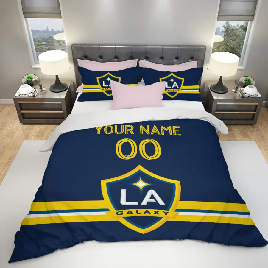 MLS LA Galaxy Exclusive All Over Prints BLMLS81024A2LASJT - Bedding Set