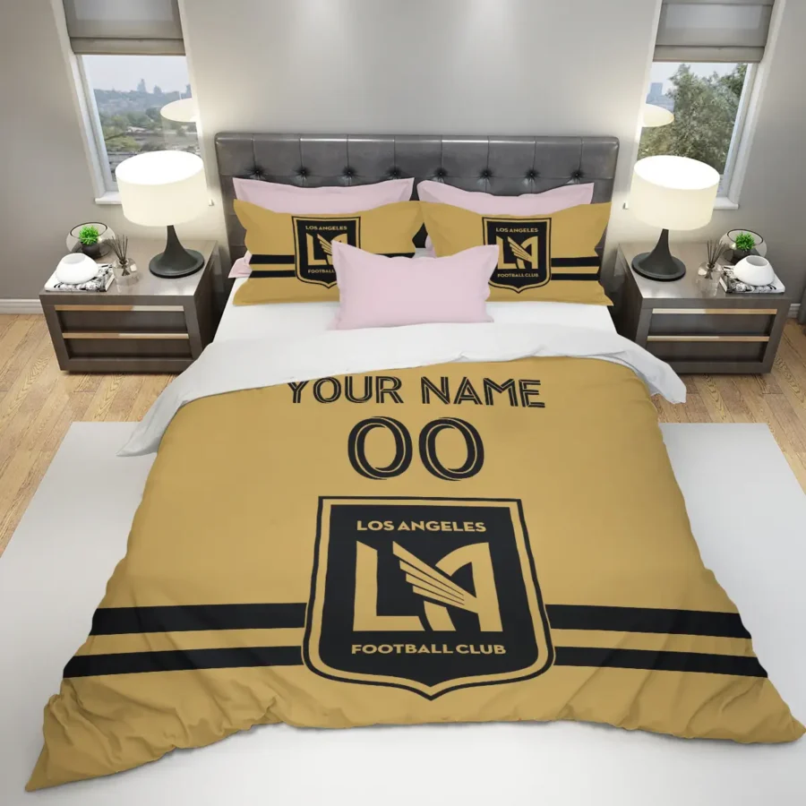 MLS Los Angeles FC Exclusive All Over Prints BLMLS81024A2LAFSJT - Bedding Set