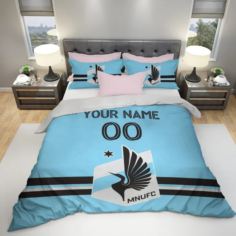 MLS Minnesota United Exclusive All Over Prints BLMLS81024A2MINSJT - Bedding Set