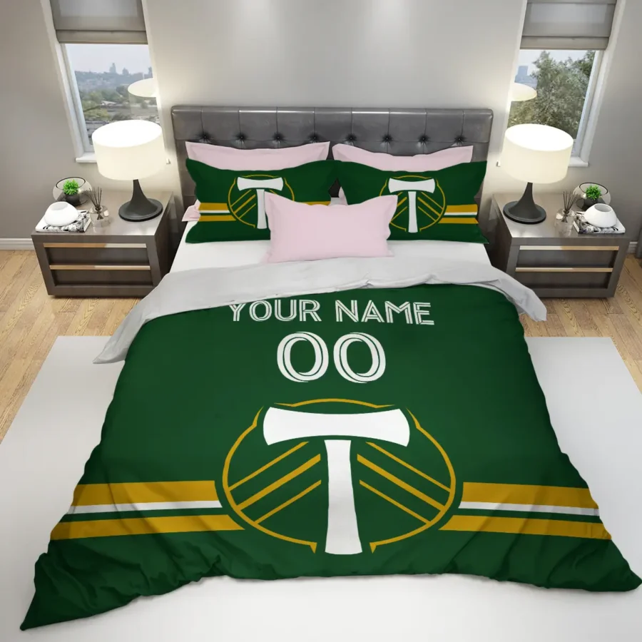 MLS Portland Timbers Exclusive All Over Prints BLMLS81024A2PORSJT - Bedding Set