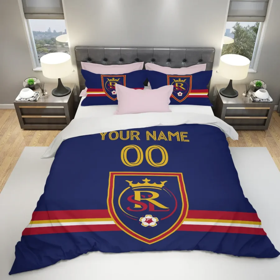 MLS Real Salt Lake Exclusive All Over Prints BLMLS81024A2RSLSJT - Bedding Set