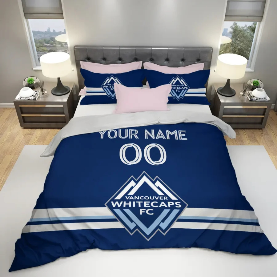 MLS Vancouver Whitecaps Exclusive All Over Prints BLMLS81024A2VANSJT - Bedding Set