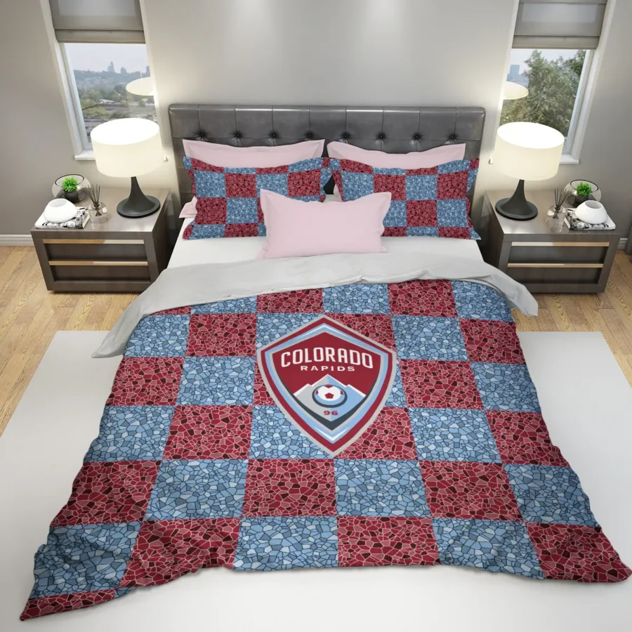 Caro Pattern MLS Colorado Rapids Exclusive All Over Prints BLMLS91024A1COLSJT - Bedding Set