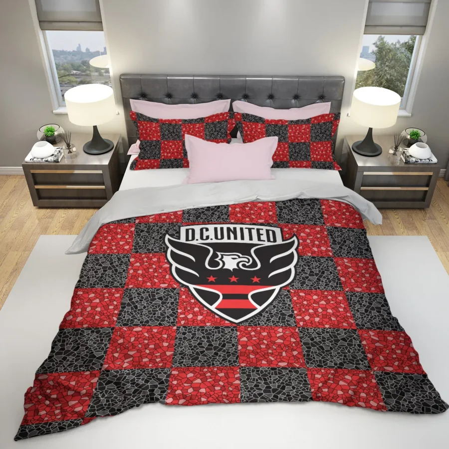 Caro Pattern MLS DC United Exclusive All Over Prints BLMLS91024A1DCSJT - Bedding Set