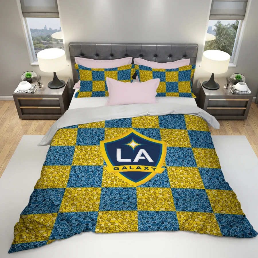 Caro Pattern MLS LA Galaxy Exclusive All Over Prints BLMLS91024A1LASJT - Bedding Set