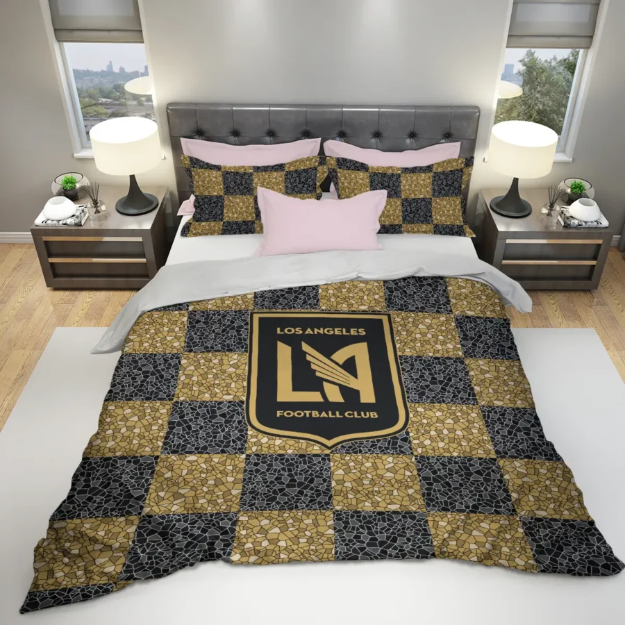 Caro Pattern MLS Los Angeles FC Exclusive All Over Prints BLMLS91024A1LAFSJT - Bedding Set