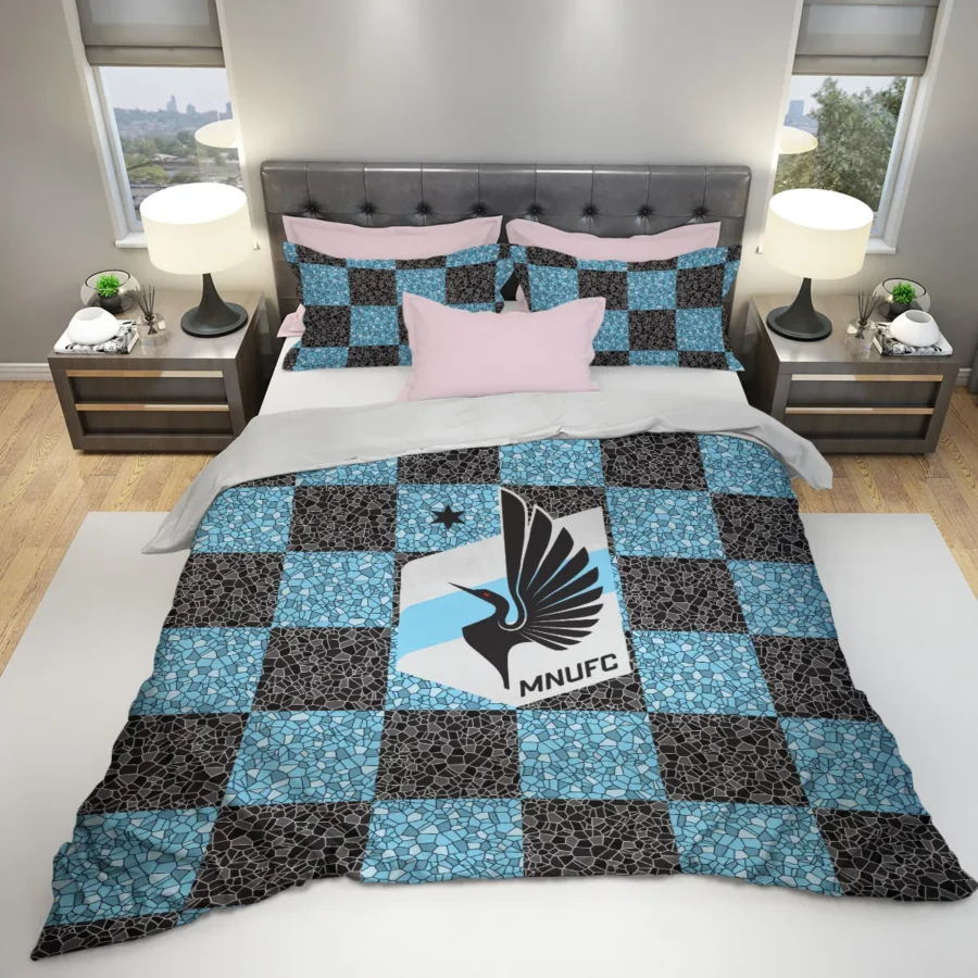 Caro Pattern MLS Minnesota United Exclusive All Over Prints BLMLS91024A1MINSJT - Bedding Set