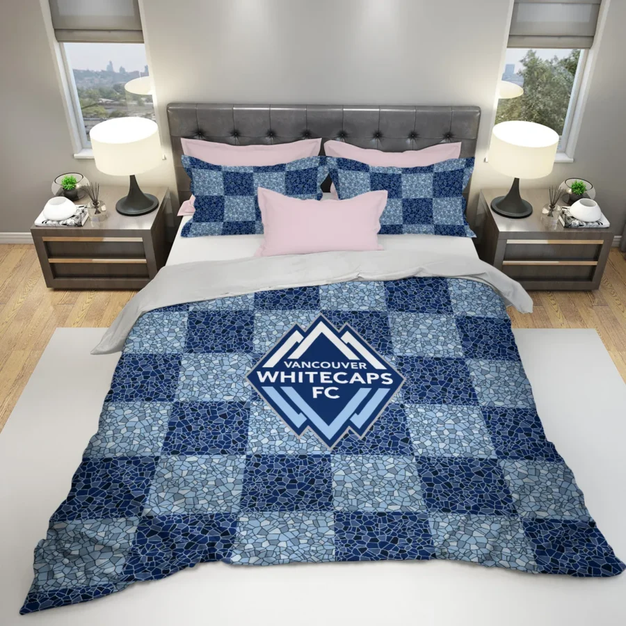 Caro Pattern MLS Vancouver Whitecaps Exclusive All Over Prints BLMLS91024A1VANSJT - Bedding Set