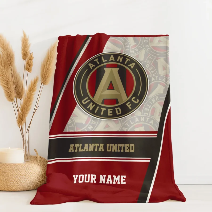 Special Release Atlanta United MLS Blanket All Over Prints HOMLS081024BLK01ATL