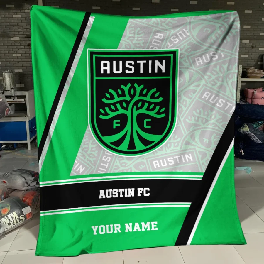 Special Release Austin FC MLS Blanket All Over Prints HOMLS081024BLK01ATX