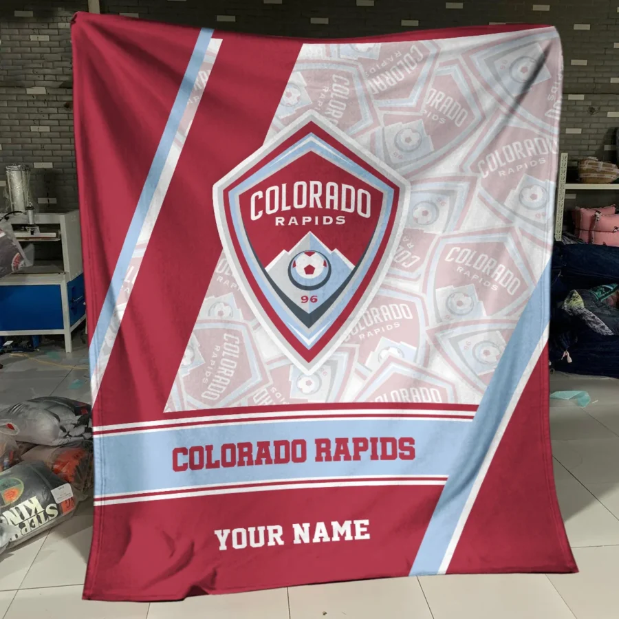 Special Release Colorado Rapids MLS Blanket All Over Prints HOMLS081024BLK01COL