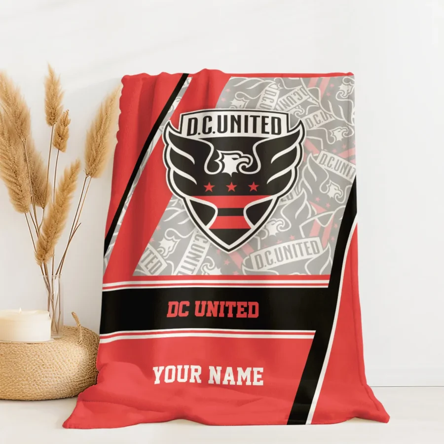 Special Release DC United MLS Blanket All Over Prints HOMLS081024BLK01DC