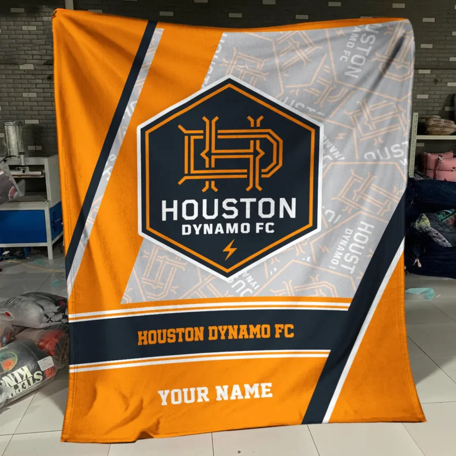 Special Release Houston Dynamo MLS Blanket All Over Prints HOMLS081024BLK01HOU