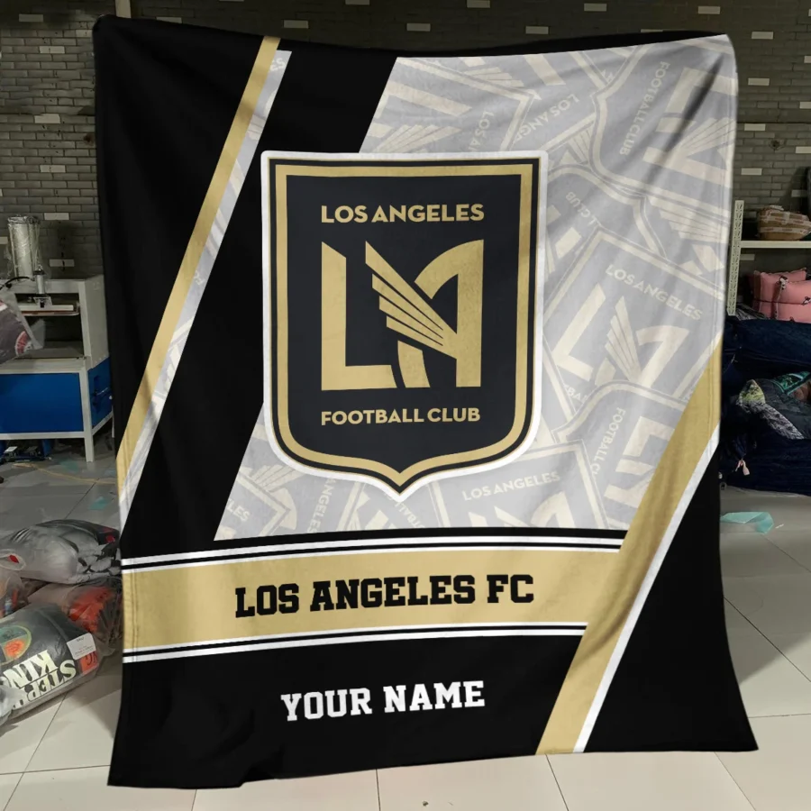 Special Release Los Angeles FC MLS Blanket All Over Prints HOMLS081024BLK01LAF