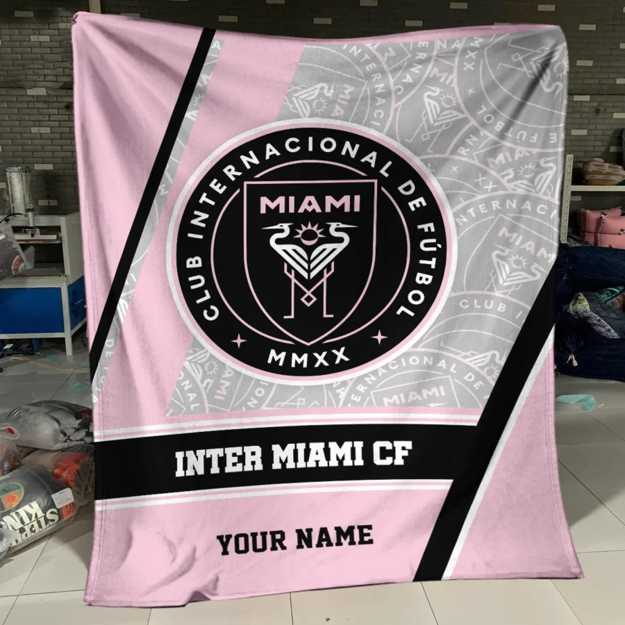 Special Release Inter Miami MLS Blanket All Over Prints HOMLS081024BLK01MIA