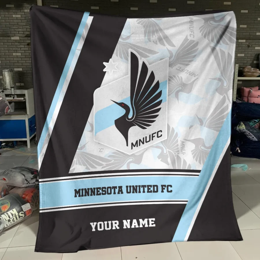 Special Release Minnesota United MLS Blanket All Over Prints HOMLS081024BLK01MIN