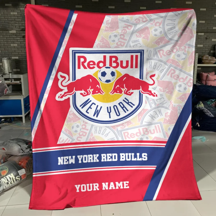 Special Release New York Red Bulls MLS Blanket All Over Prints HOMLS081024BLK01NY