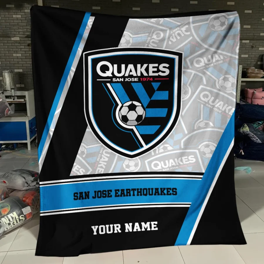 Special Release San Jose Earthquakes MLS Blanket All Over Prints HOMLS081024BLK01SJ