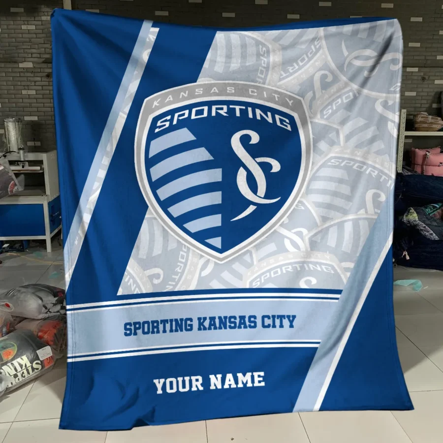 Special Release Sporting Kansas City MLS Blanket All Over Prints HOMLS081024BLK01SKC