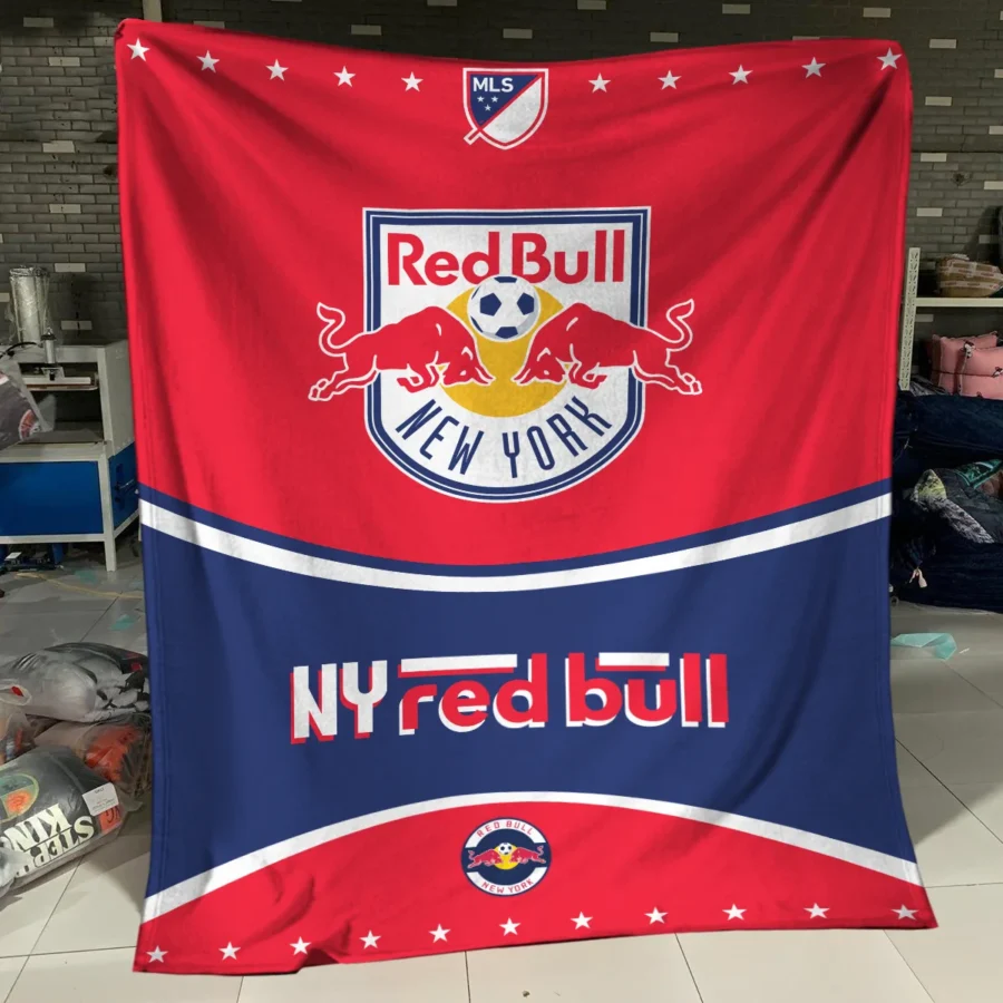 Special Release New York Red Bulls MLS Blanket All Over Prints HOMLS091024BLK01NY