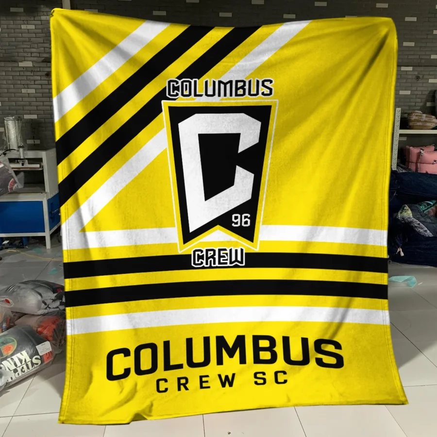 Special Release Columbus Crew MLS Blanket All Over Prints HOMLS101024BLK01CLB