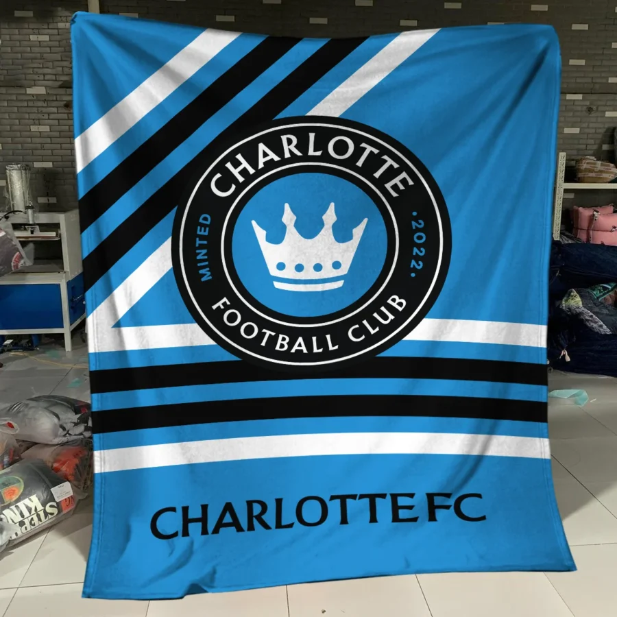 Special Release Charlotte MLS Blanket All Over Prints HOMLS101024BLK01CLT