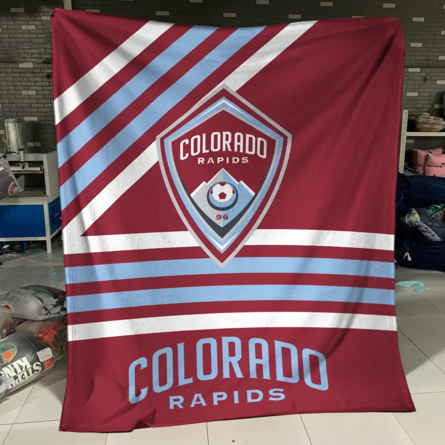 Special Release Colorado Rapids MLS Blanket All Over Prints HOMLS101024BLK01COL