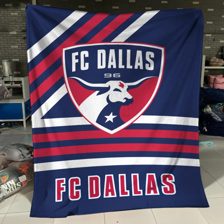 Special Release FC Dallas MLS Blanket All Over Prints HOMLS101024BLK01DAL