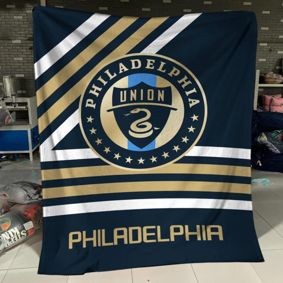 Special Release Philadelphia Union MLS Blanket All Over Prints HOMLS101024BLK01PHI