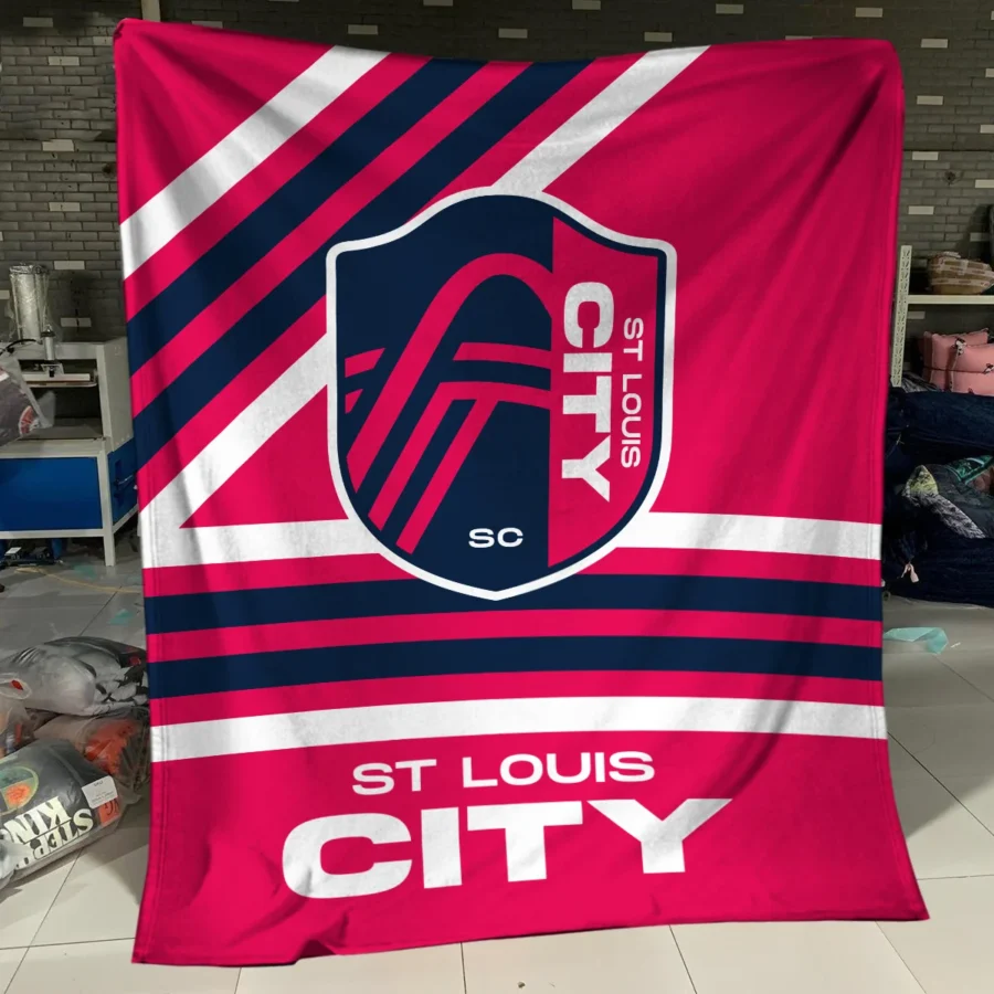 Special Release St. Louis City MLS Blanket All Over Prints HOMLS101024BLK01STL