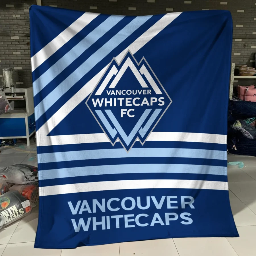 Special Release Vancouver Whitecaps MLS Blanket All Over Prints HOMLS101024BLK01VAN