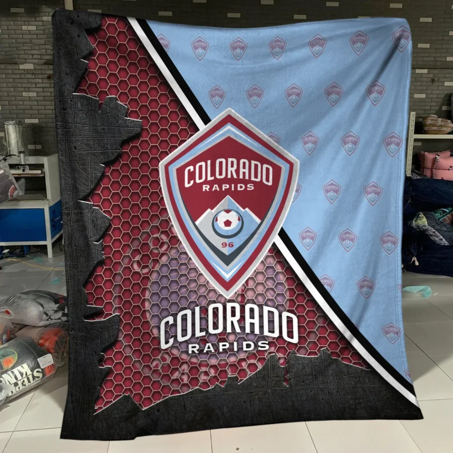 Special Release Colorado Rapids MLS Blanket All Over Prints HOMLS111024BLK01COL