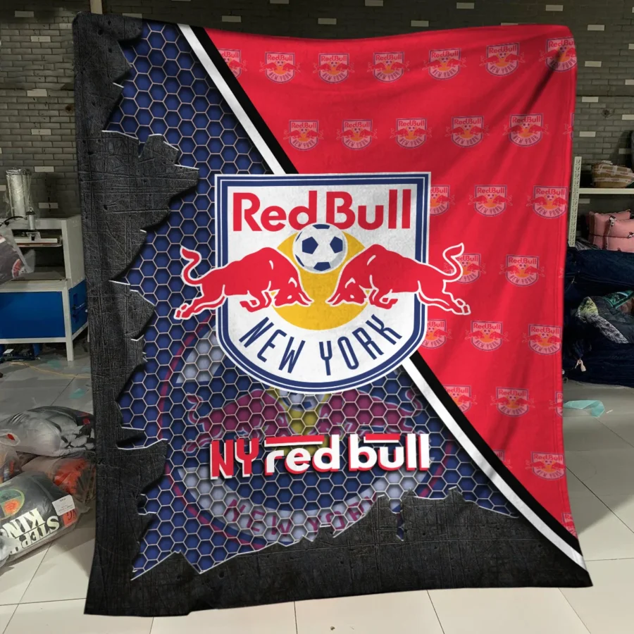 Special Release New York Red Bulls MLS Blanket All Over Prints HOMLS111024BLK01NY