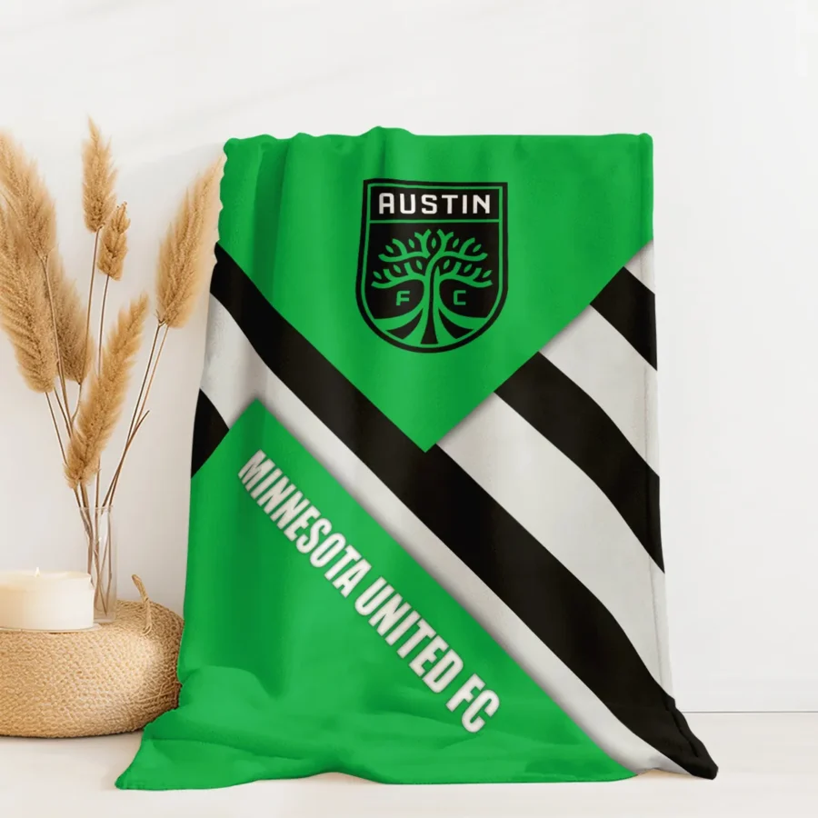 Special Release Austin FC MLS Blanket All Over Prints HOMLS111024BLK02ATX