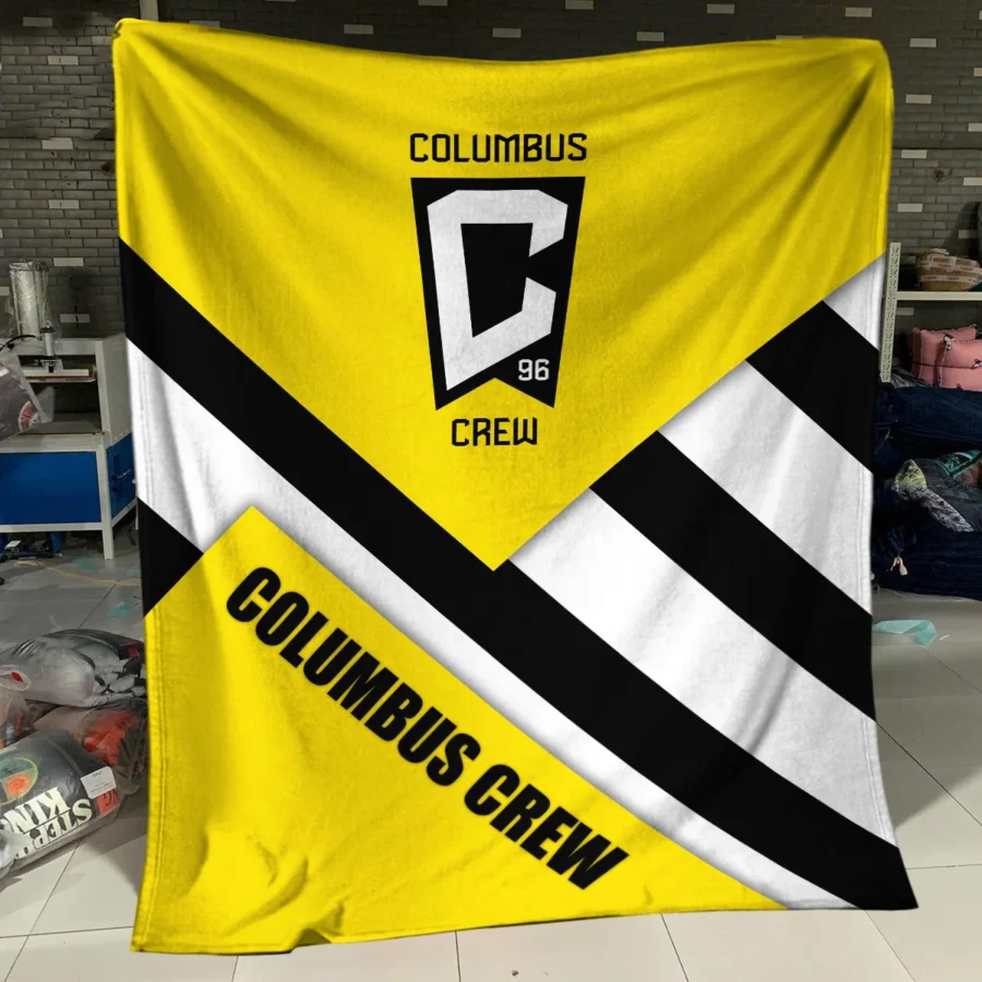 Special Release Columbus Crew MLS Blanket All Over Prints HOMLS111024BLK02CLB