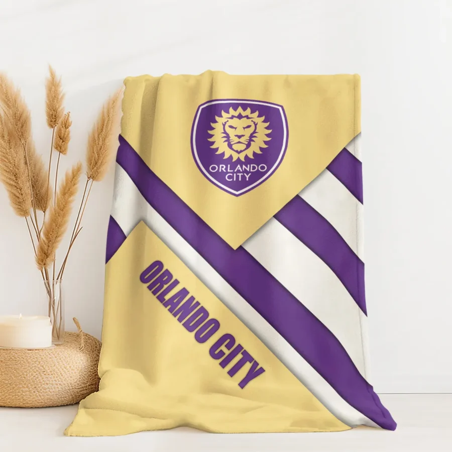 Special Release Orlando City MLS Blanket All Over Prints HOMLS111024BLK02ORL