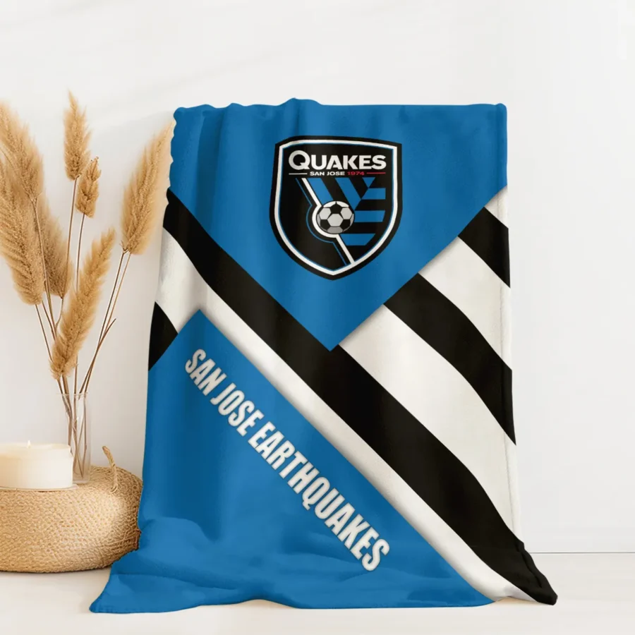 Special Release San Jose Earthquakes MLS Blanket All Over Prints HOMLS111024BLK02SJ